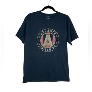 Atlanta United FC logo black tee size Medium